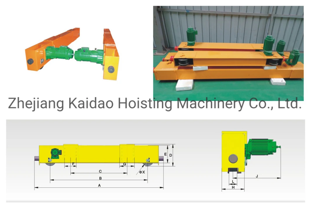 Hot Sale Warehouse Using End Carriage for Overhead Crane