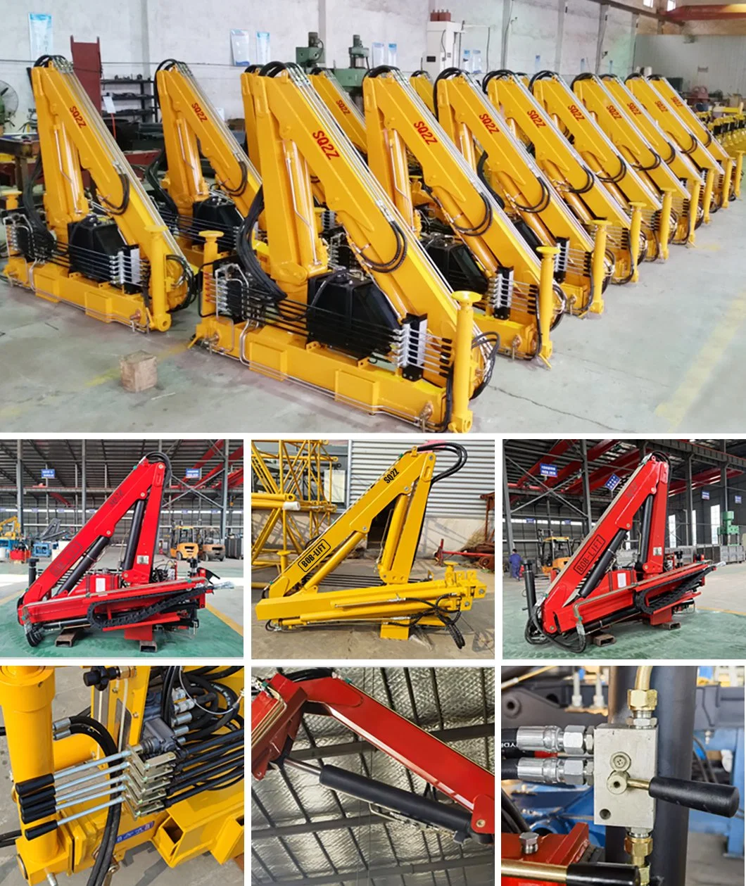Factory Price Hydraulic 2 Ton Manipulator Industrial Construction Lorry Cranes