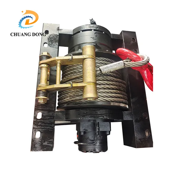 Planetary Gearbox Hydraulic Single Drum Tugger Winch