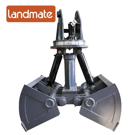 Clamshell Grab Bucket for Excavator, Hydraulic Shell Bucket, Sand Bucket