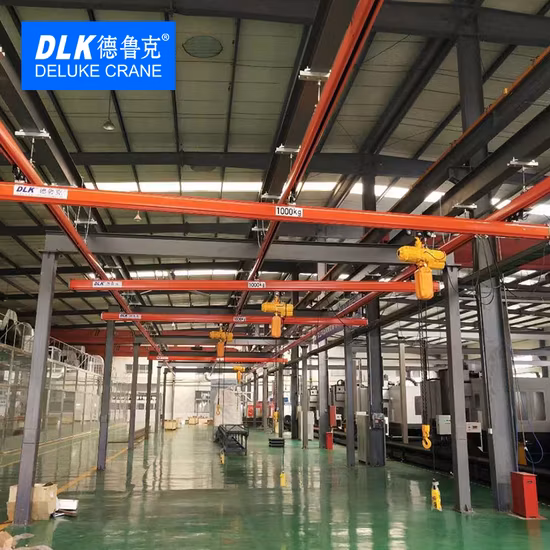 Light Duty Dlk Kpk Suspend Rail Flexible Crane System