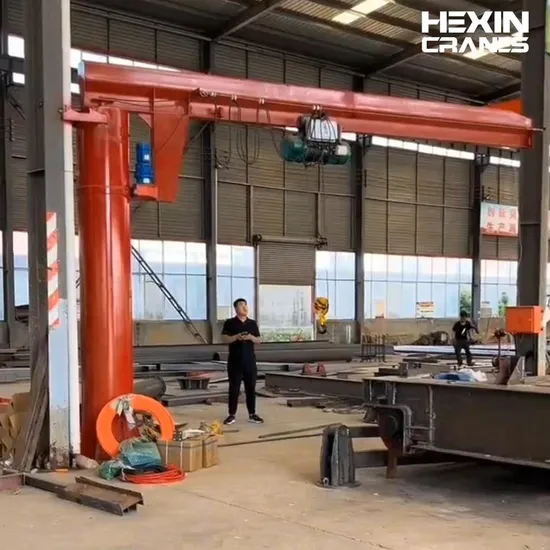 2 Ton Floor Mounted Slewing Hoist Swing Fix Column Type Vacuum Lifter Pillar Jib Crane for Lifting Glass Hoisting Equipment